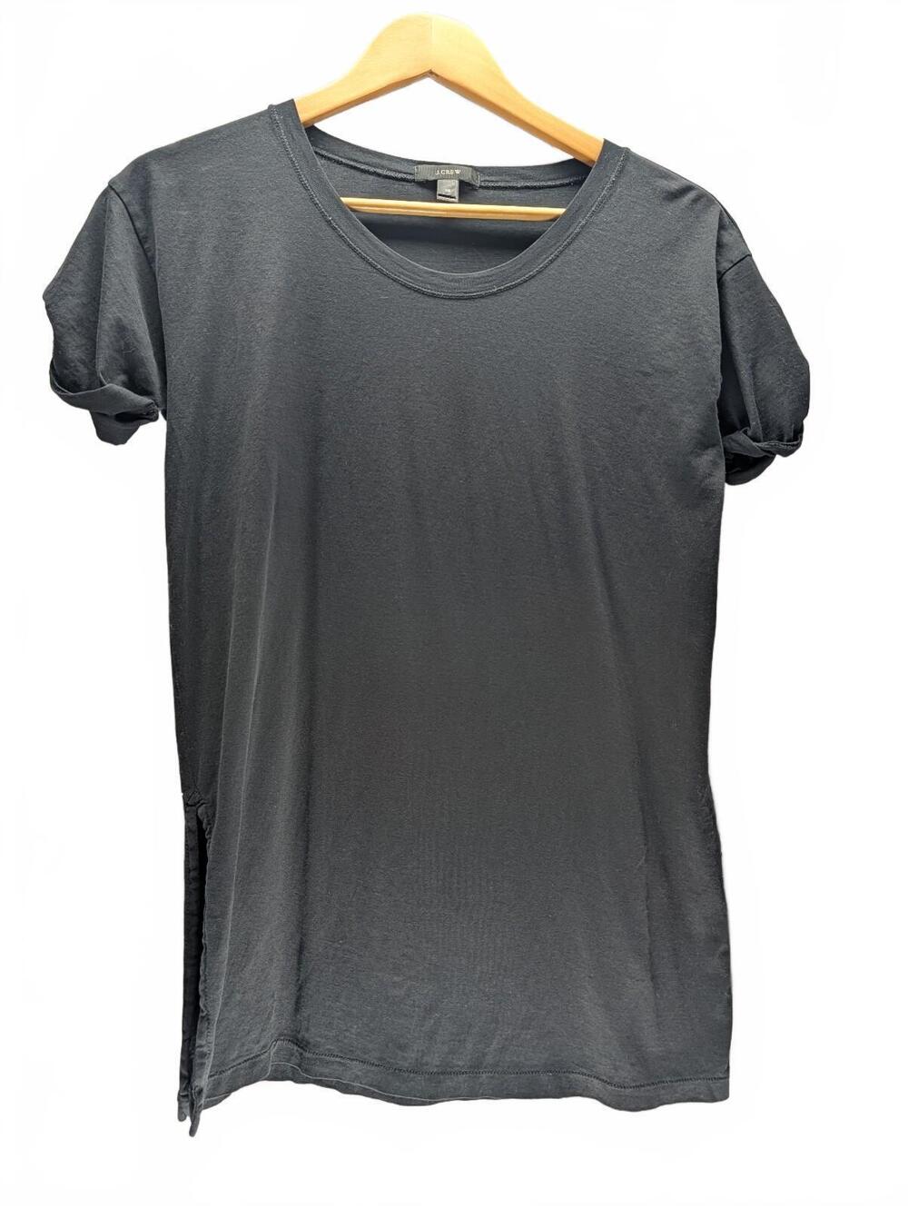 J.Crew Women's XS Black Short Sleeve Cotton T-Shirt